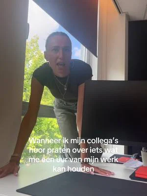 Ik kan over alles meepraten 👹 #fyp #kantoorleven #officelife #yapping #worklife